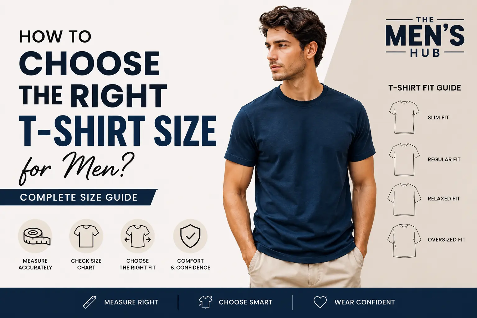 How to Choose the Right T-Shirt Size for Men: A Complete Size Guide
