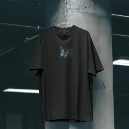 THE MEN'S HUB BLACK T-SHIRT FOR MEN